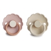 FRIGG Daisy Kauczuk 2-Pack Biscuit/Cream - Rozmiar 1