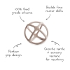 Mushie Silikonowy Gryzak Sensoryczny 3D Ball Shifting Sand