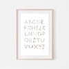 Mushie Plakat Alphabet International - Large