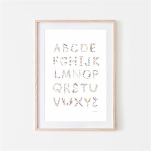 Mushie Plakat Alphabet International - Medium