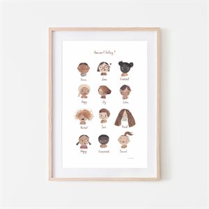 Mushie Plakat Feelings - Medium