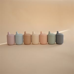 Mushie Silikonowy Kubek Niekapek Cambridge Blue