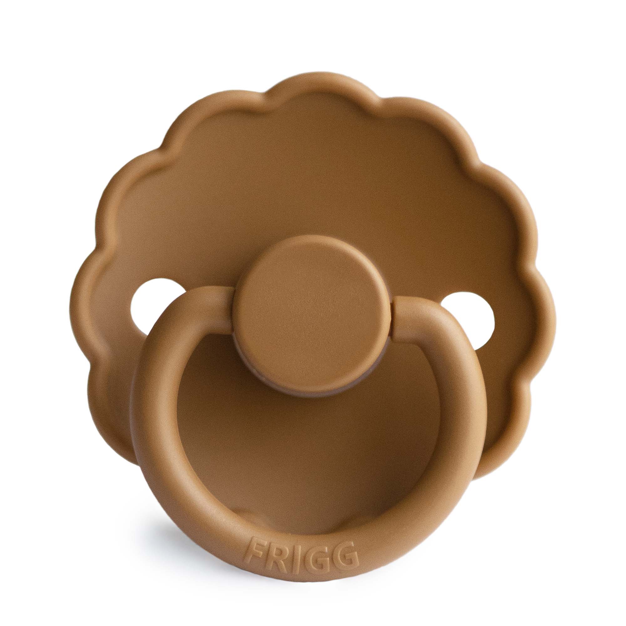 Smoczek FRIGG Daisy Silikon Cappuccino - Rozmiar 1