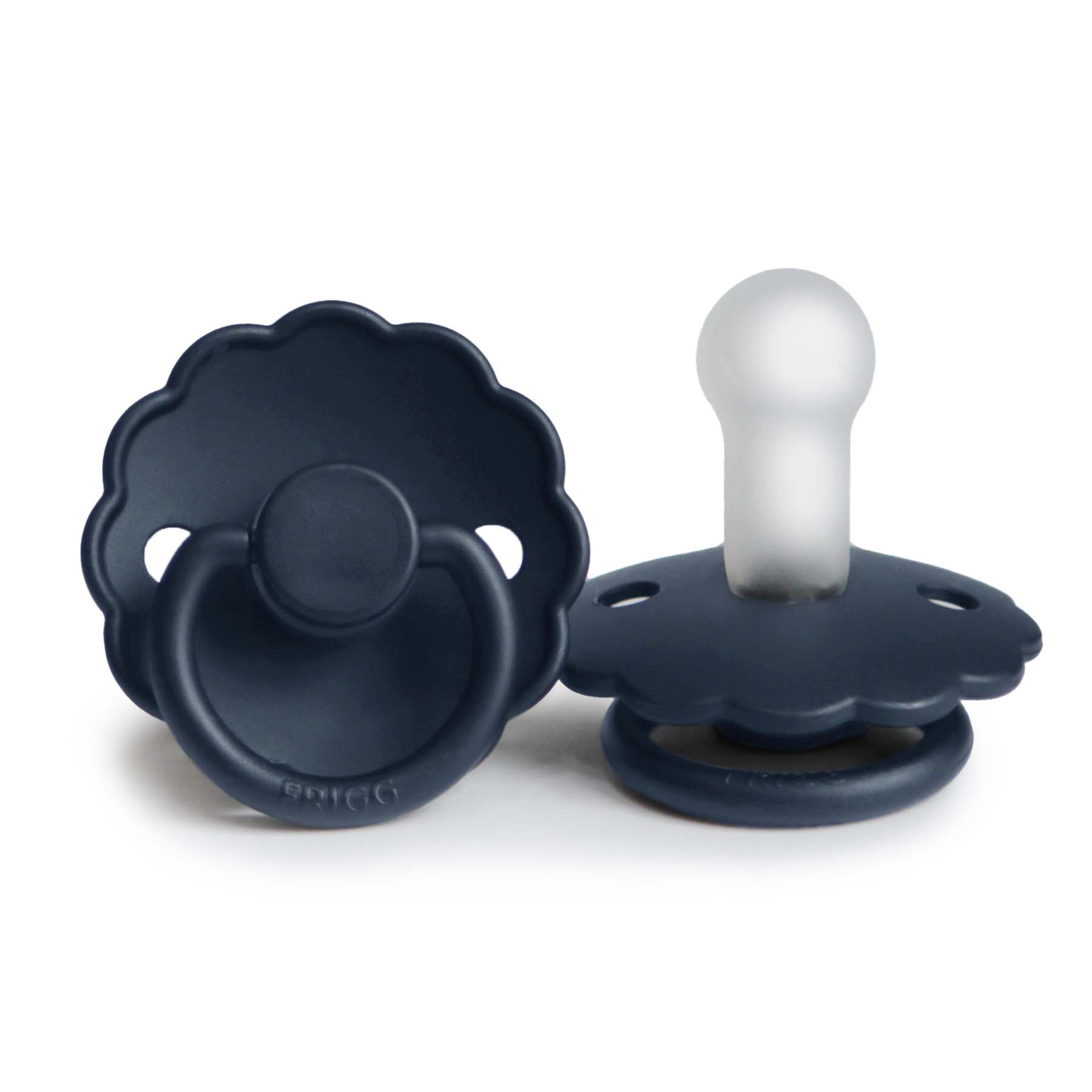 Smoczek FRIGG Daisy Silikon Dark Navy - Rozmiar 2