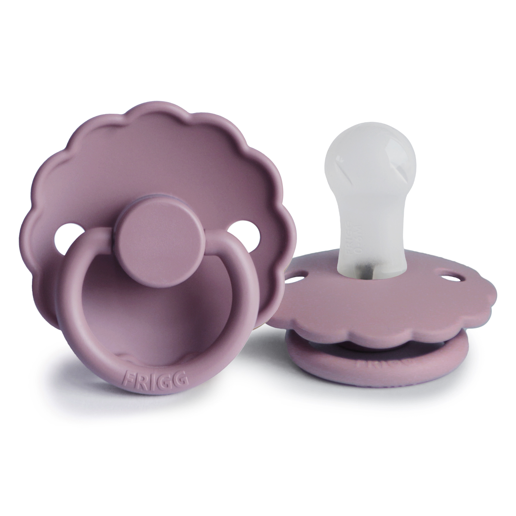 Smoczek FRIGG Daisy Silikon Heather - Rozmiar 1