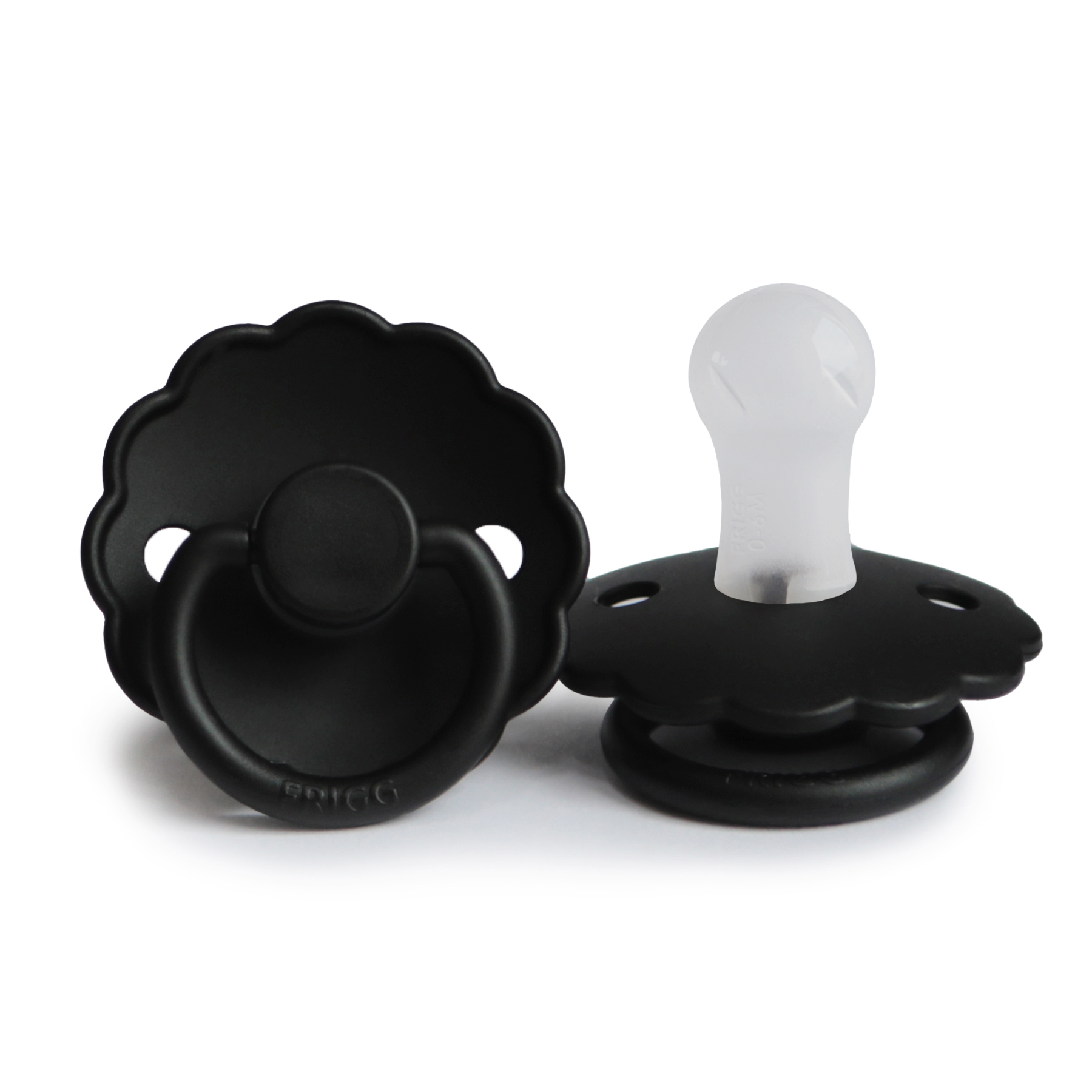 Smoczek FRIGG Daisy Silikon Jet Black - Rozmiar 1