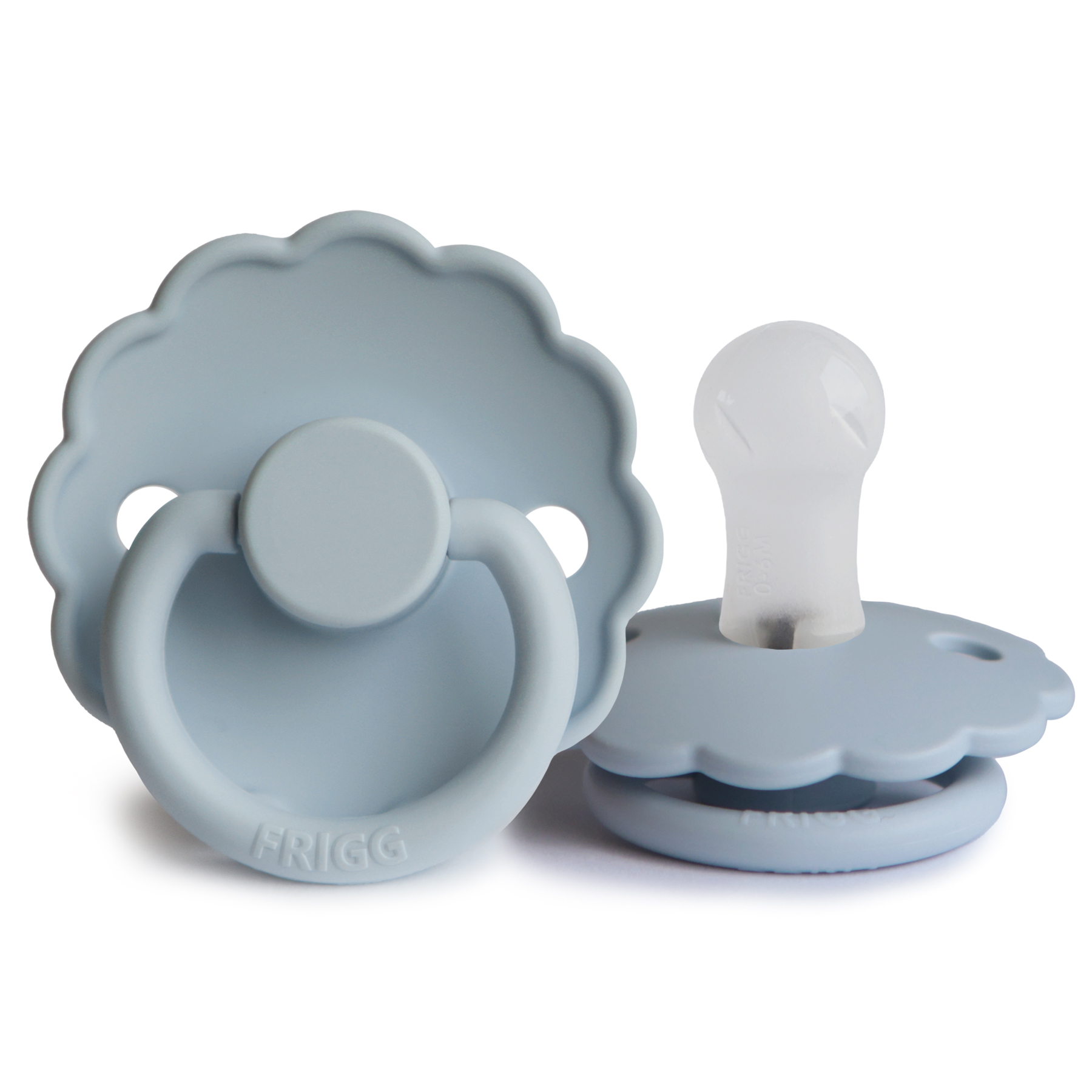 Smoczek FRIGG Daisy Silikon Powder Blue - Rozmiar 1
