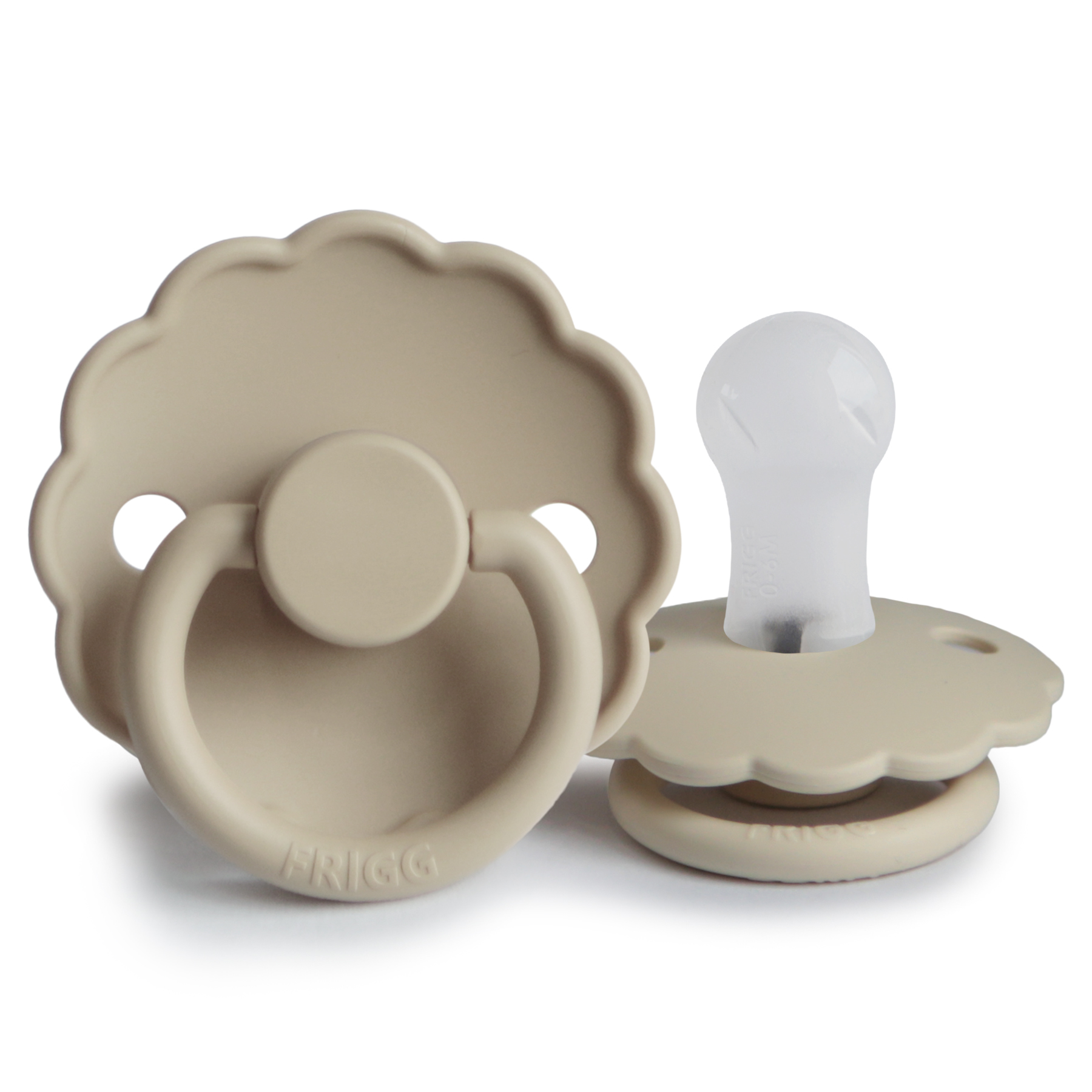 Smoczek FRIGG Daisy Silikon Sandstone - Rozmiar 1