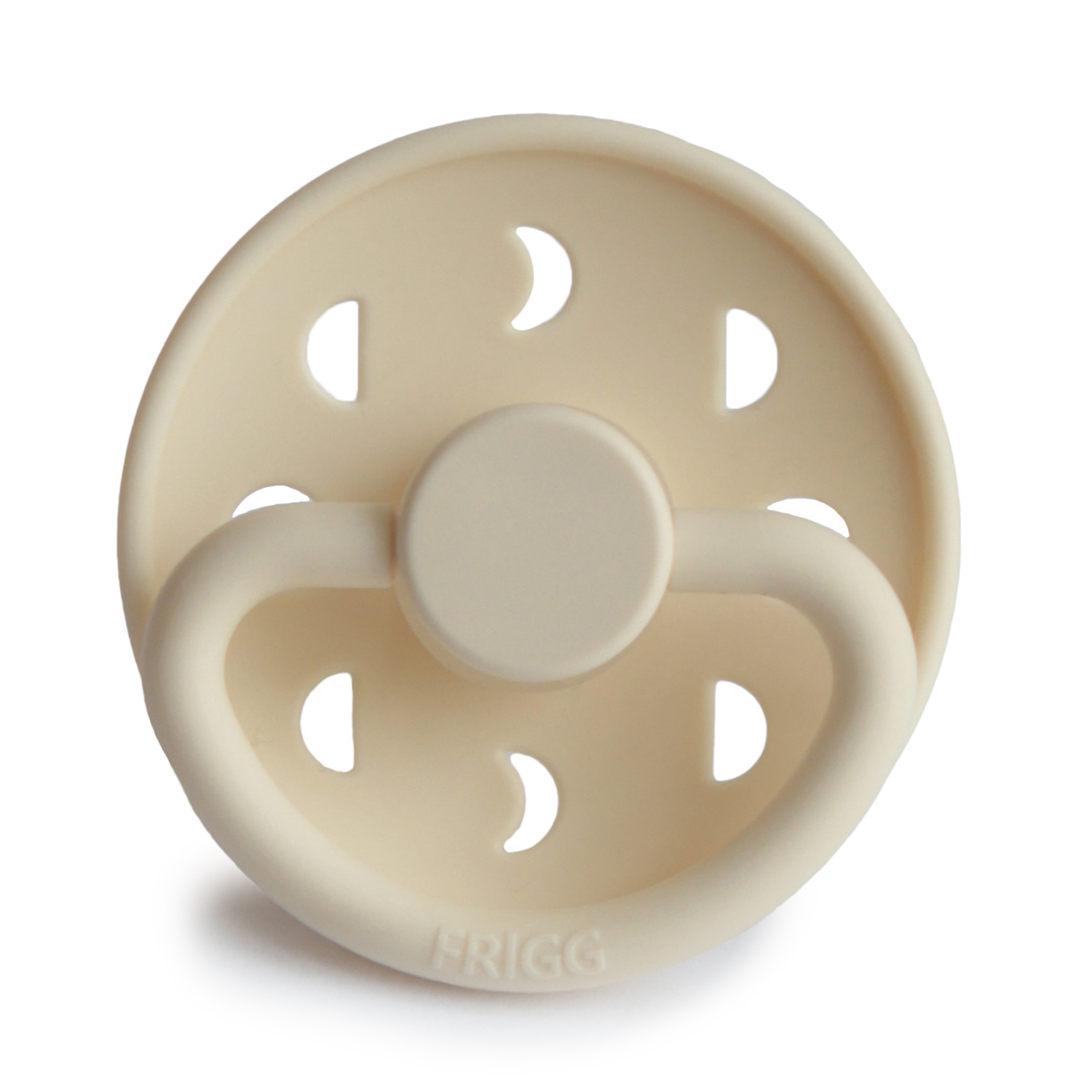 Smoczek FRIGG Moon Silikon Cream - Rozmiar 1