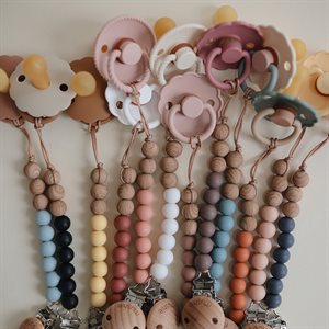 Mushie Koralikowa Zawieszka Eva Mauve