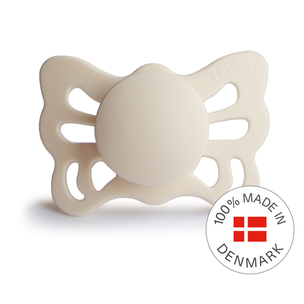Smoczek FRIGG Butterfly Silikon Cream Rozmiar 1