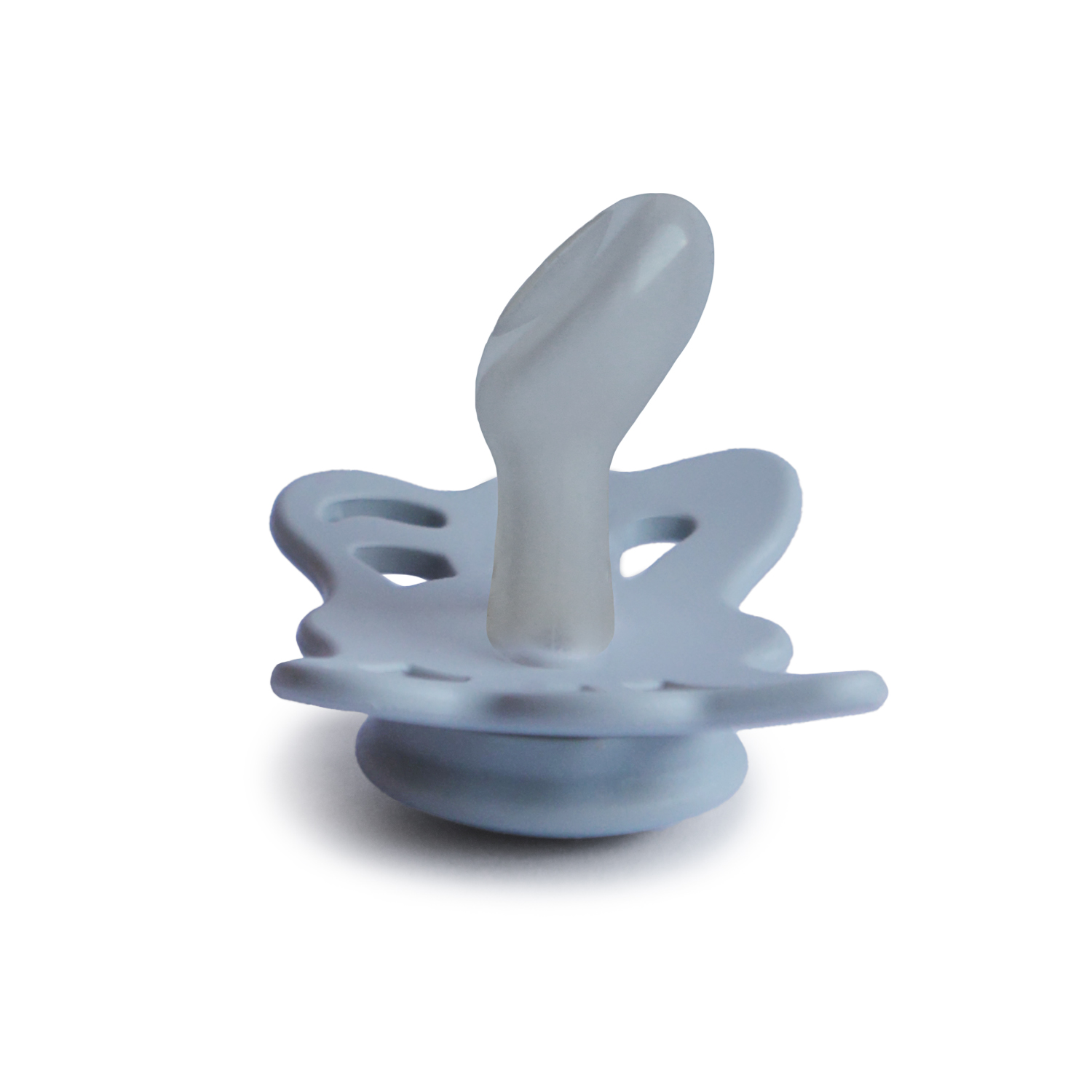 Smoczek FRIGG Butterfly Silikon Powder Blue Rozmiar 1