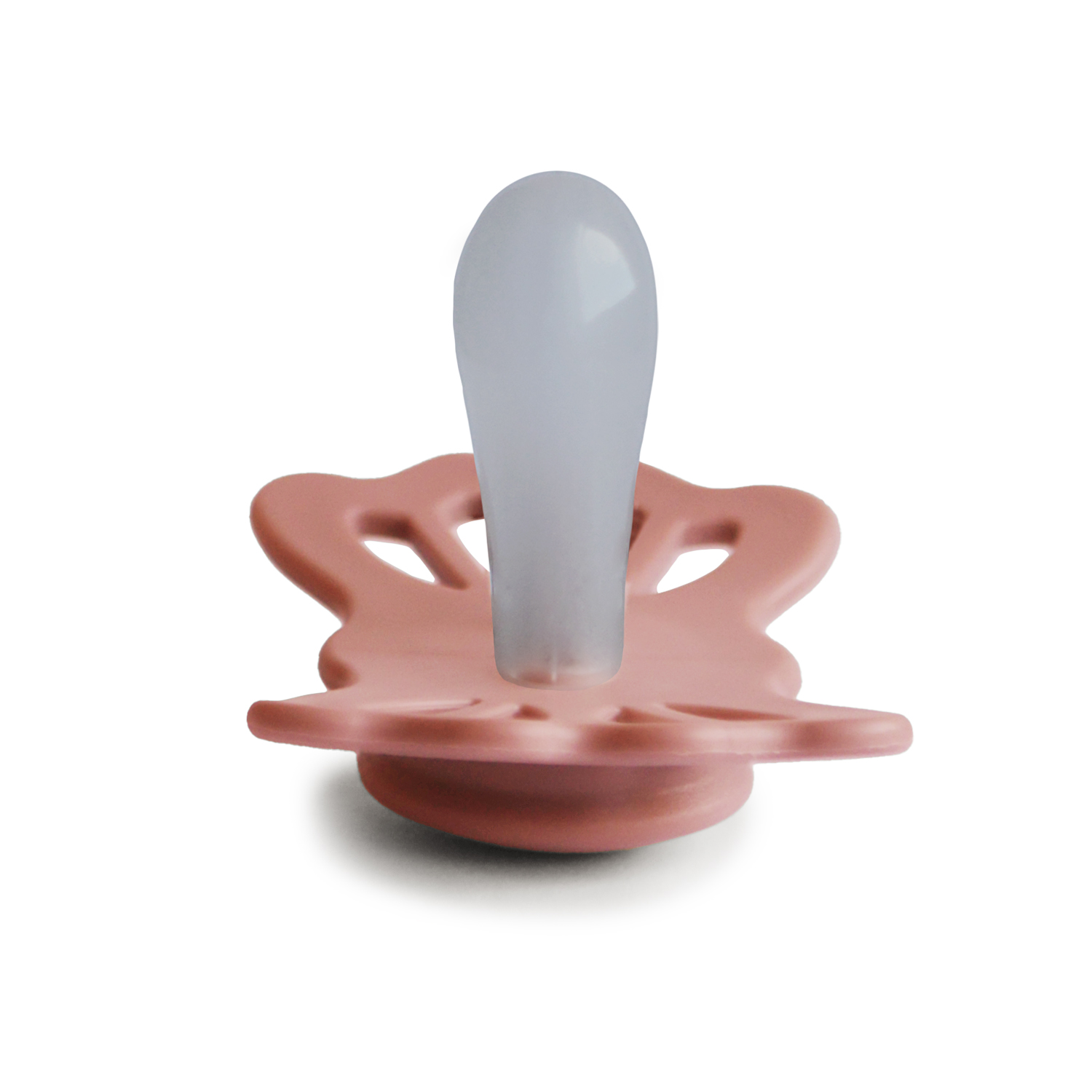 Smoczek FRIGG Lucky Silikon Pretty in Peach Rozmiar 1