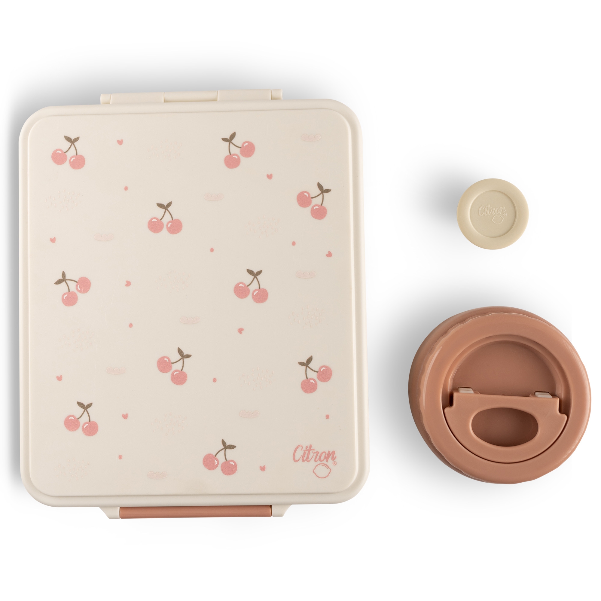 Citron Grand Lunch Box z Termosem - Cherry