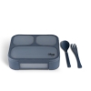 Citron Lunchbox ze Sztućcami - Dark Blue