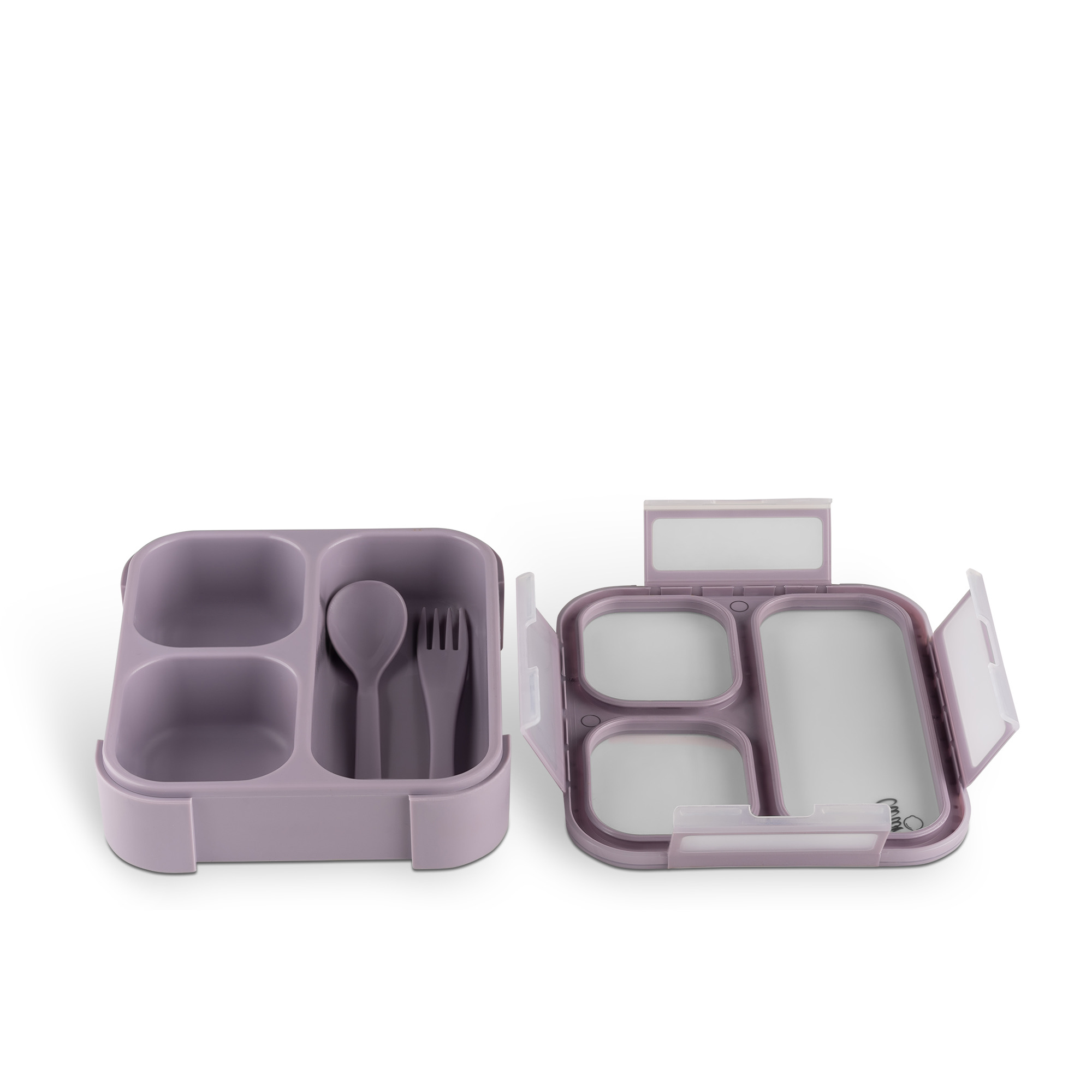 Citron Lunchbox ze Sztućcami - Purple