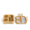 Citron Lunchbox ze Sztućcami - Yellow