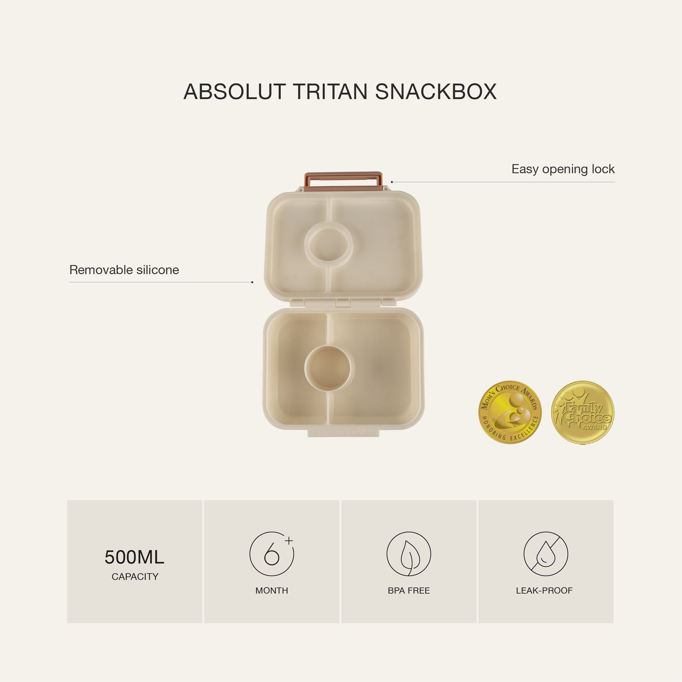 Citron Snack Box Tritanowy na przekąski - Spaceship