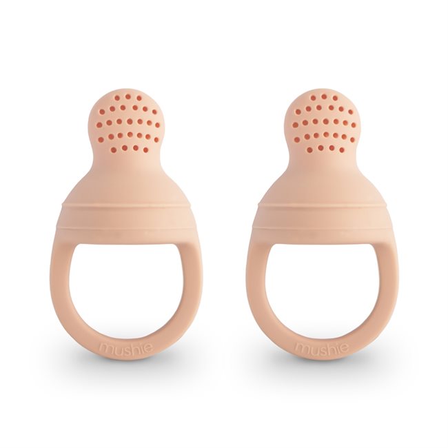 Mushie Gryzak na Przekąski 2-pack Blush