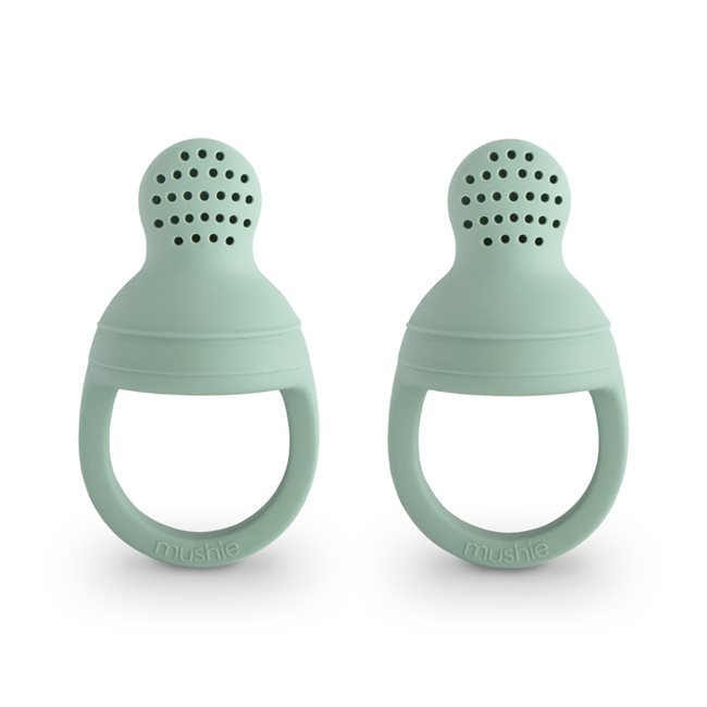 Mushie Gryzak na Przekąski 2-pack Cambridge Blue