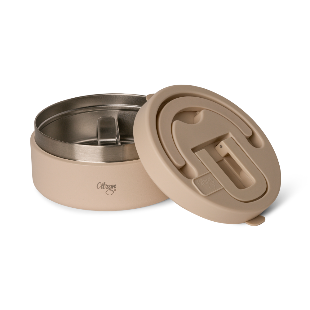 Citron Termos Obiadowy z Podziałką 400ml - Beige