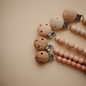 Mushie Silikonowa Zawieszka Luna Blush