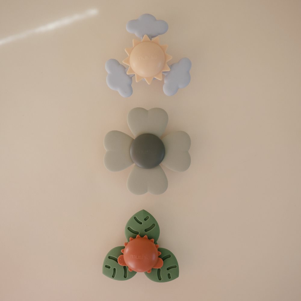 Mushie Spinner Sensoryczny z Przyssawką – Lucky