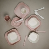 Mushie Zestaw Obiadowy z PP – Square Ivory