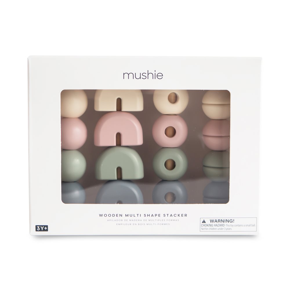 Mushie Drewniany Sorter Kształtów