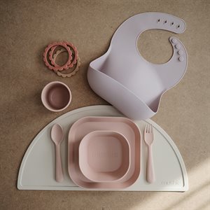 Mushie Talerzyki Square Blush