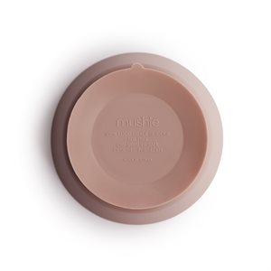 Mushie Miseczka Silikonowa z Przyssawką Blush