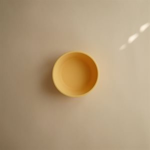 Mushie Miseczka Silikonowa z Przyssawką Pale Daffodil
