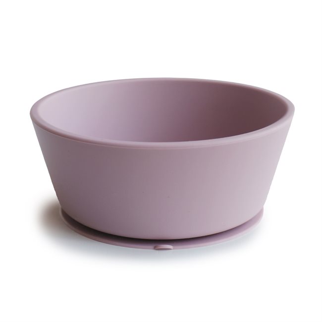 Mushie Miseczka Silikonowa z Przyssawką Soft Lilac
