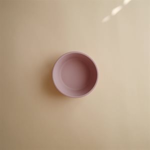 Mushie Miseczka Silikonowa z Przyssawką Soft Lilac