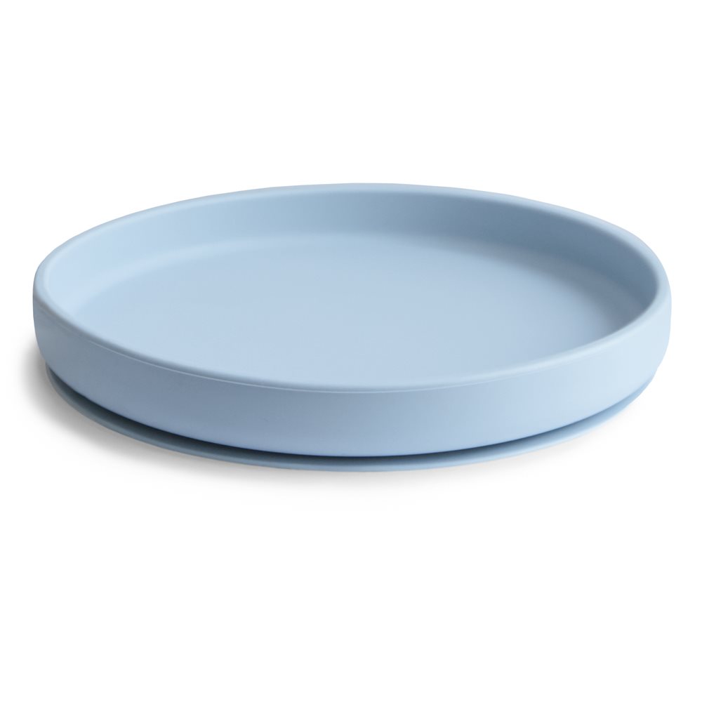 Mushie Talerzyk Silikonowy z Przyssawką Classic Powder Blue
