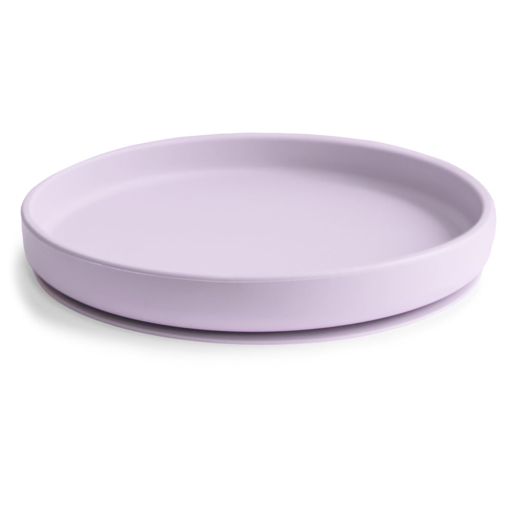 Mushie Talerzyk Silikonowy z Przyssawką Classic Soft Lilac