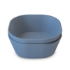 Mushie Miseczki Square Twilight Blue