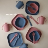 Mushie Talerzyki Square Dusty Rose
