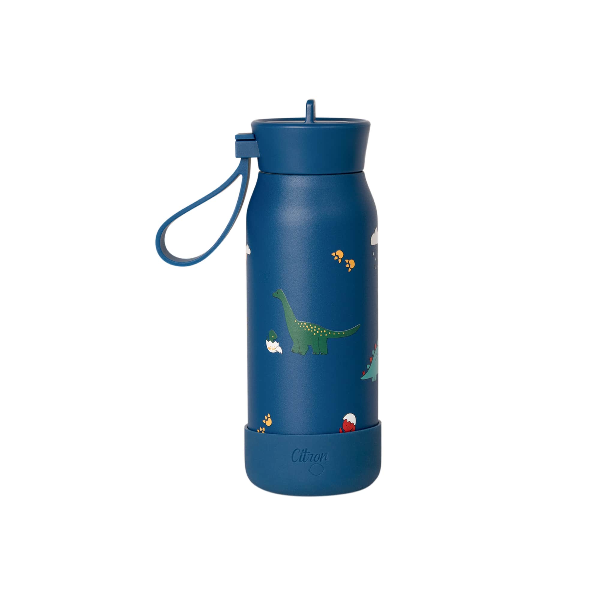 Citron Butelka Termiczna ze Stali Nierdzewnej 250ml - Blue Dino