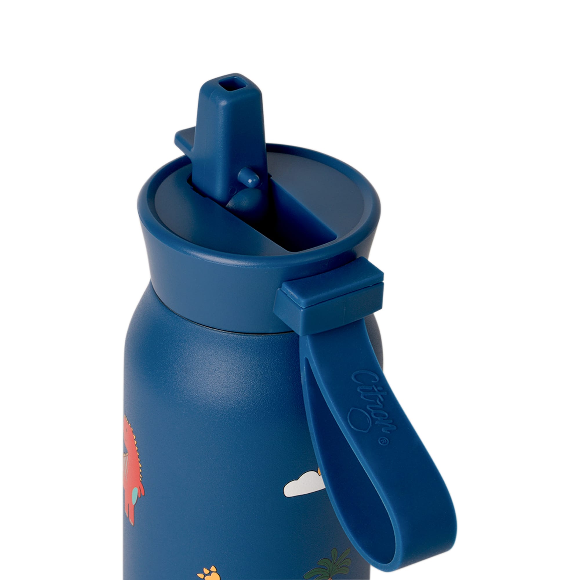Citron Butelka Termiczna ze Stali Nierdzewnej 250ml - Blue Dino