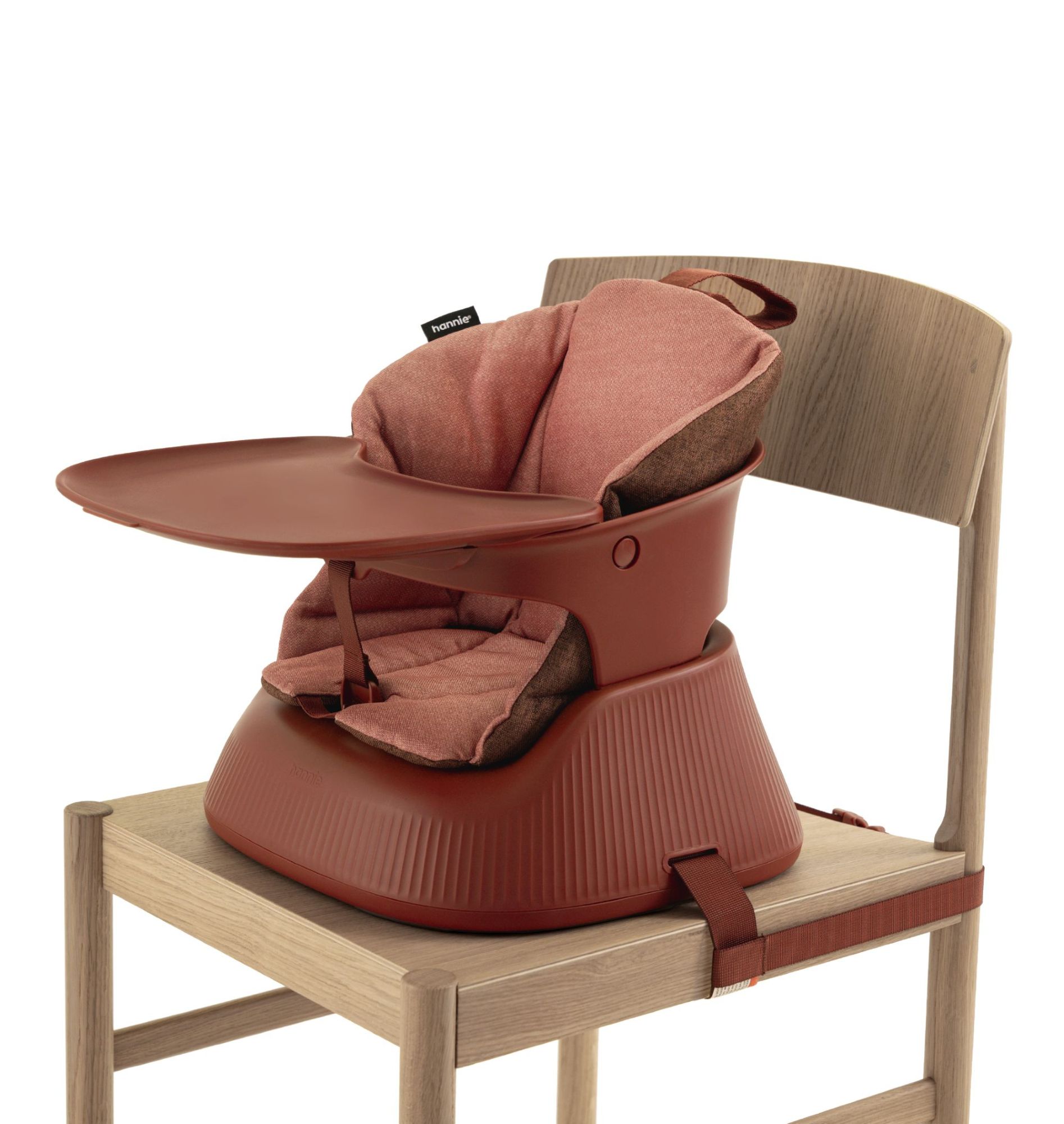 Hannie Przenośne krzesełko do karmienia - Mahogany Red