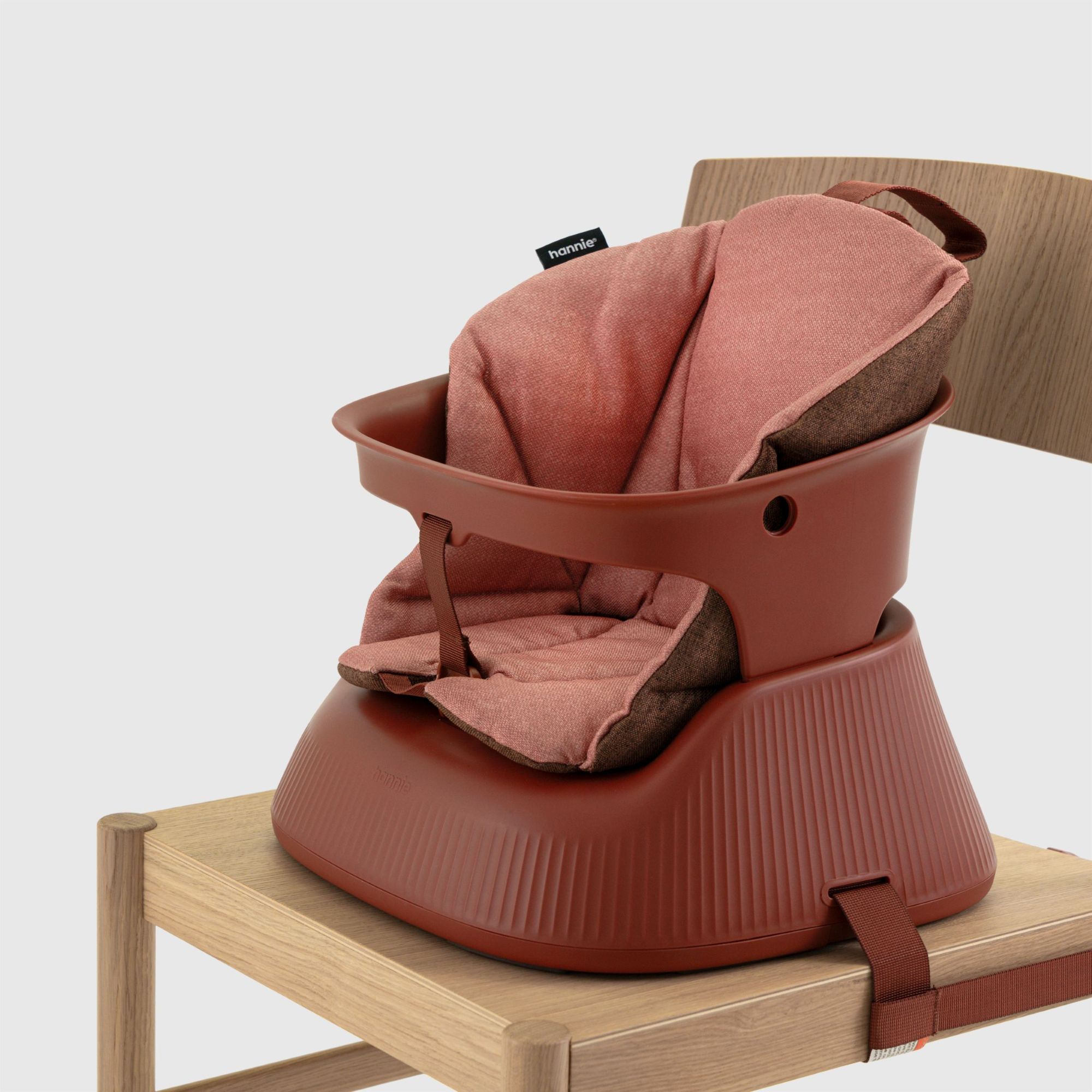 Hannie Przenośne krzesełko do karmienia - Mahogany Red