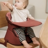 Hannie Przenośne krzesełko do karmienia - Mahogany Red