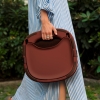 Hannie Przenośne krzesełko do karmienia - Mahogany Red