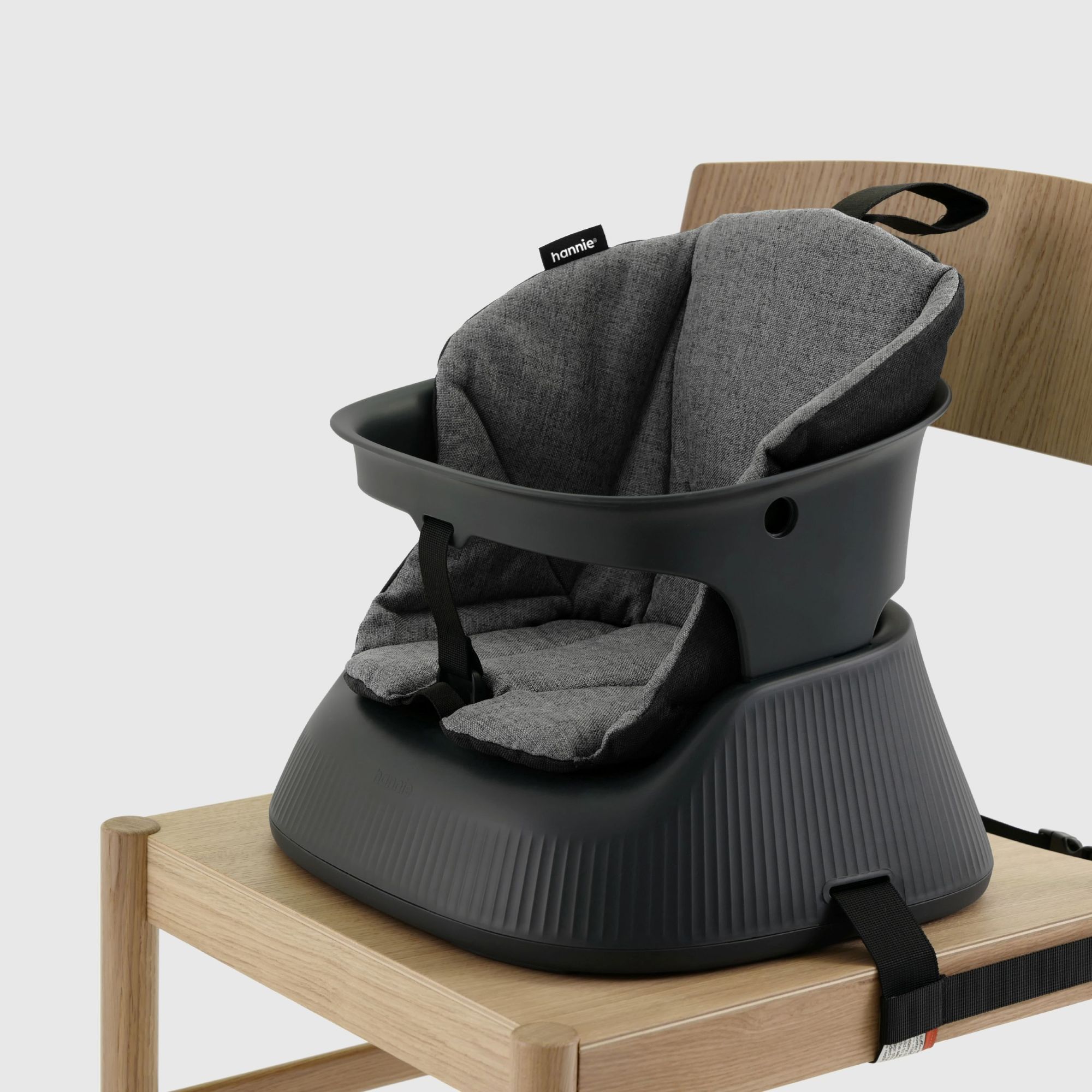 Hannie Przenośne krzesełko do karmienia - Charcoal Black