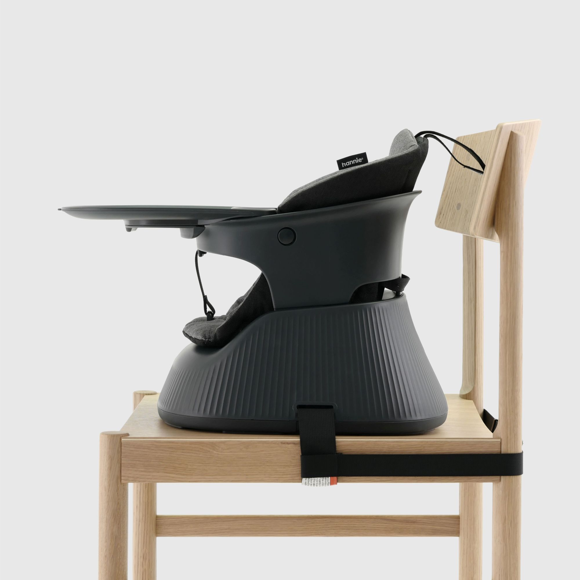 Hannie Przenośne krzesełko do karmienia - Charcoal Black