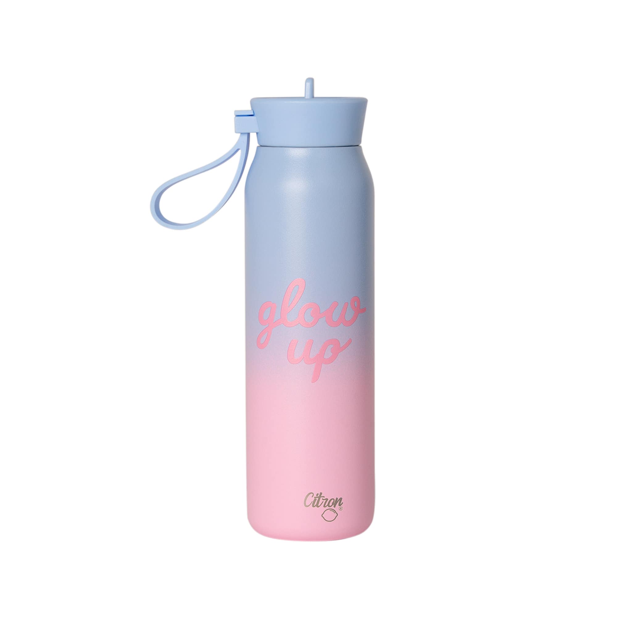 Citron Butelka Termiczna ze Stali Nierdzewnej 350ml - Glow Up Blue Pink