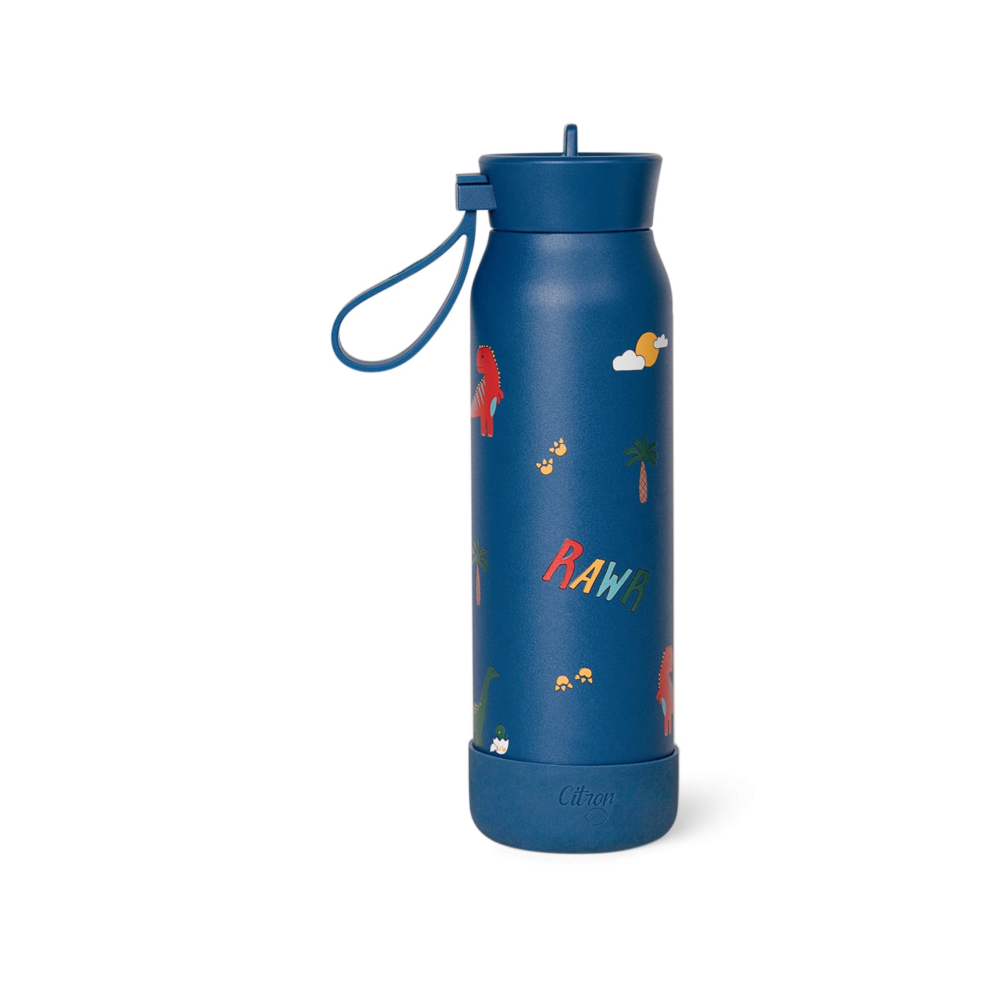 Citron Butelka Termiczna ze Stali Nierdzewnej 350ml - Blue Dino