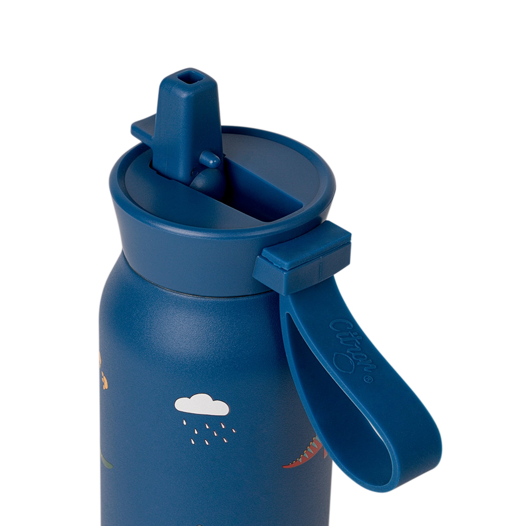 Citron Butelka Termiczna ze Stali Nierdzewnej 350ml - Blue Dino
