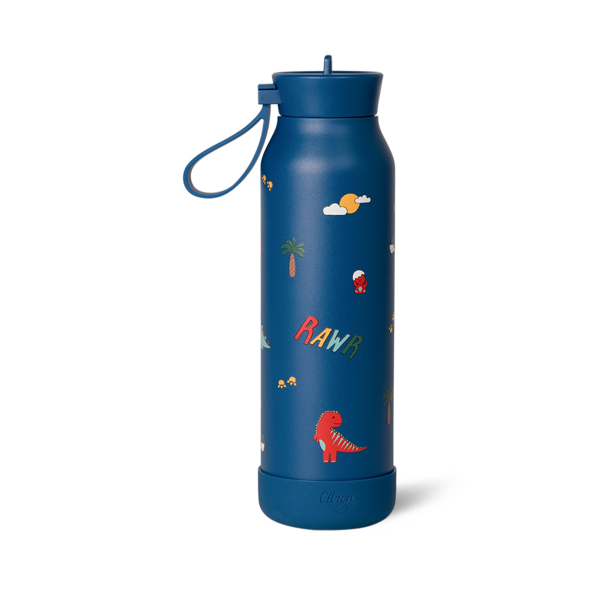 Citron Butelka Termiczna ze Stali Nierdzewnej 500ml - Blue Dino